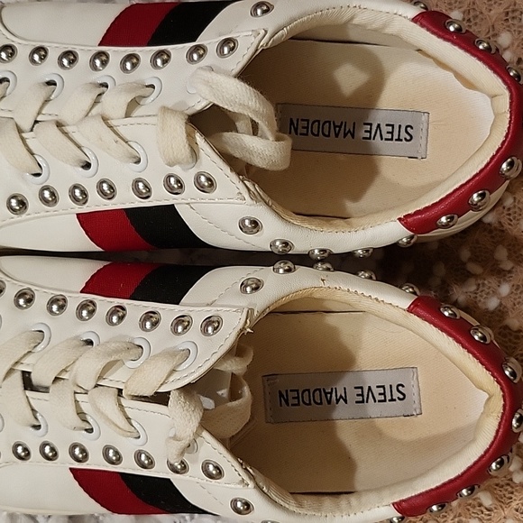 Steve Madden Studded Sneakers - Picture 9 of 12